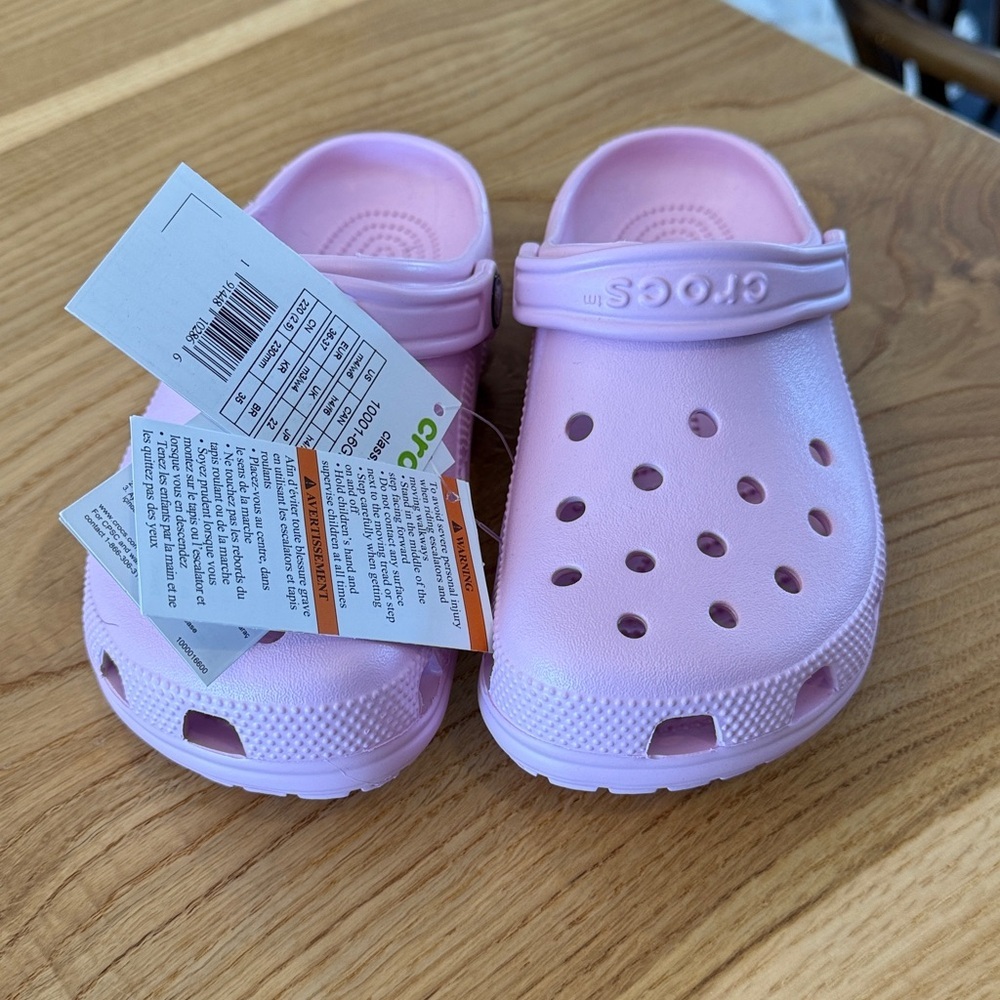 BNWT Girls CROCS Ballarina PINK M4/W6